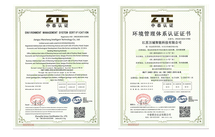 環(huán)境管理體系認(rèn)證